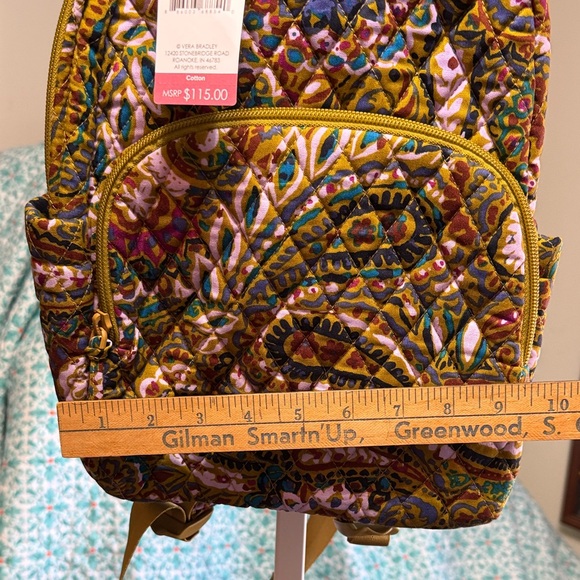 Vera Bradley Multicolor Paisley Backpack - Picture 3 of 10
